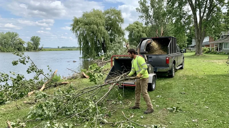 Nettoyage après tempête et verglas Saint-Blaise-sur-Richelieu