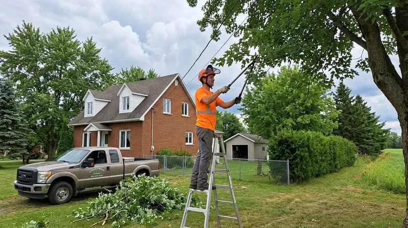 Arbres près des fils électriques Saint-Blaise-sur-Richelieu